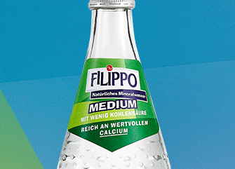 Filippo medium 0,7-Liter-Glasflasche